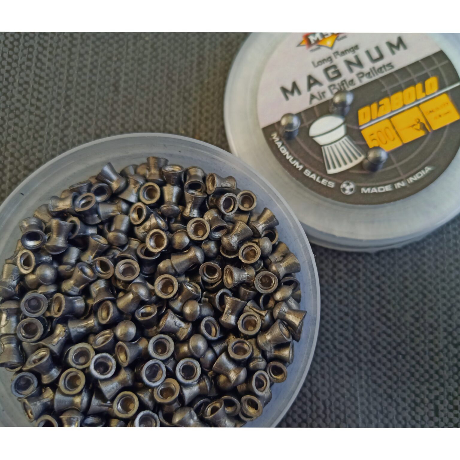 MAGNUM AIR RIFLE PELLETS(9 grain pellets)(DIABOLO PELLETS)(.177CAL ...