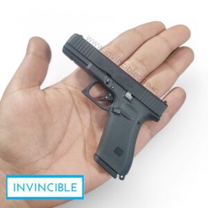 Miniature glock 17 gen 5 fully functional replica shells ejecting toy gun | full black metal replica