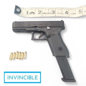 Miniature glock 17 gen 5 fully functional replica shells ejecting toy gun | full black metal replica