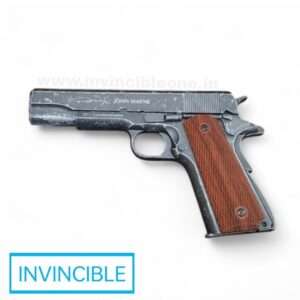 John Wayne 1911 Metal CO2 BB Pistol Brown Grips