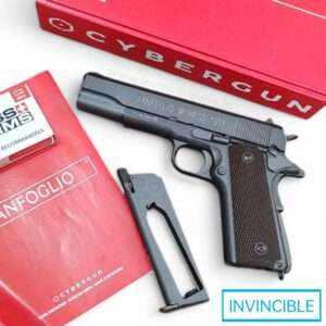 Tanfoglio Witness 1911 CO2 BB Pistol, Brown Grips Swiss arm’s