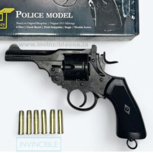 Webley MKVI 4″ Co2 Pellet Revolver | 4 inch barrel |Police model | Aged finish