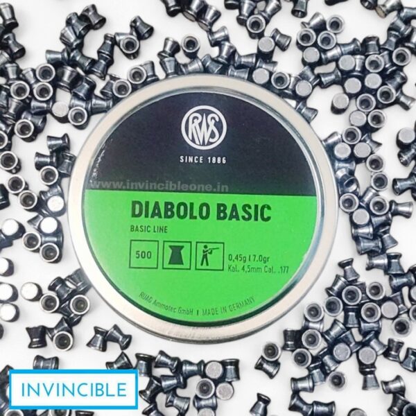 Rws Diabolo Basic Flat Head .177 Cal / 500 Pcs - Image 5