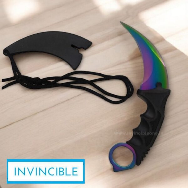 karambit knuckle knife - black colour - Image 2