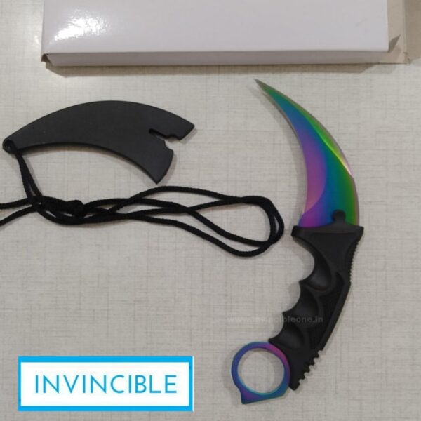 karambit knuckle knife - black colour