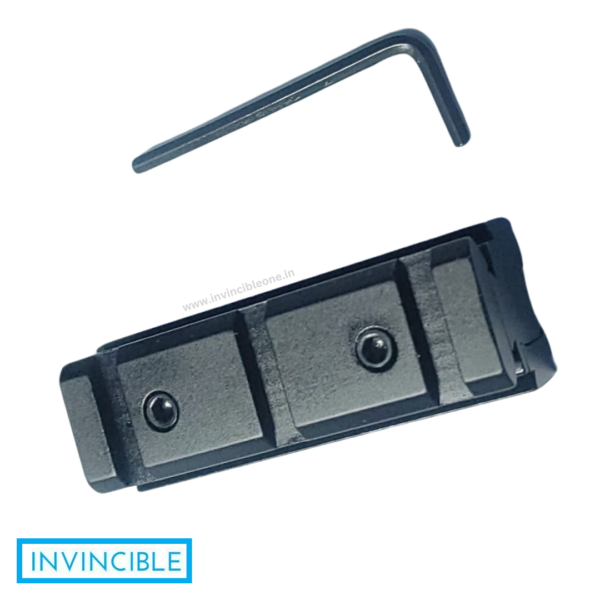 Scope rail mount  11mm to 11mm/21mm rail converter/raiser - Image 4