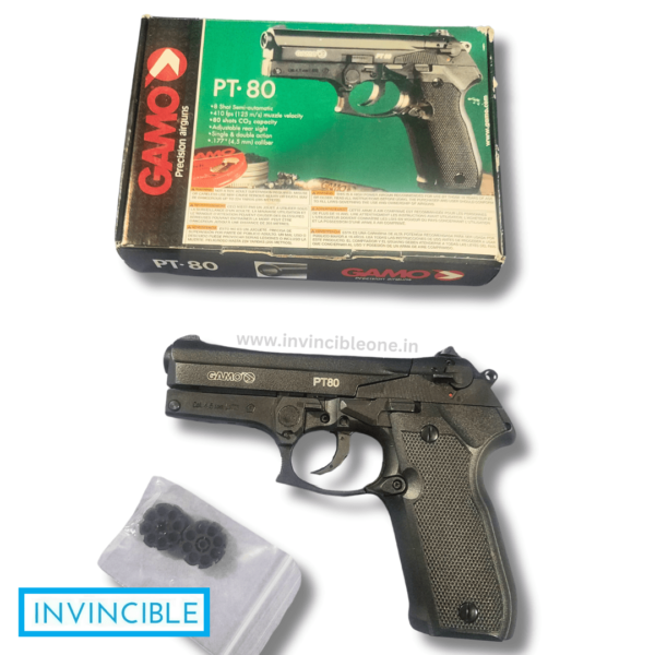 Gamo PT-80 Black Pellet CO2 Air Pistol .177 Cal - Image 5