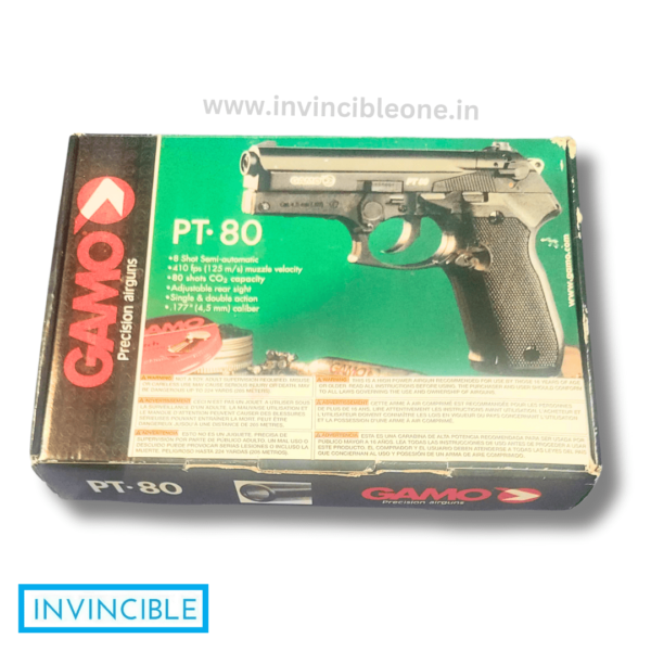 Gamo PT-80 Black Pellet CO2 Air Pistol .177 Cal - Image 3