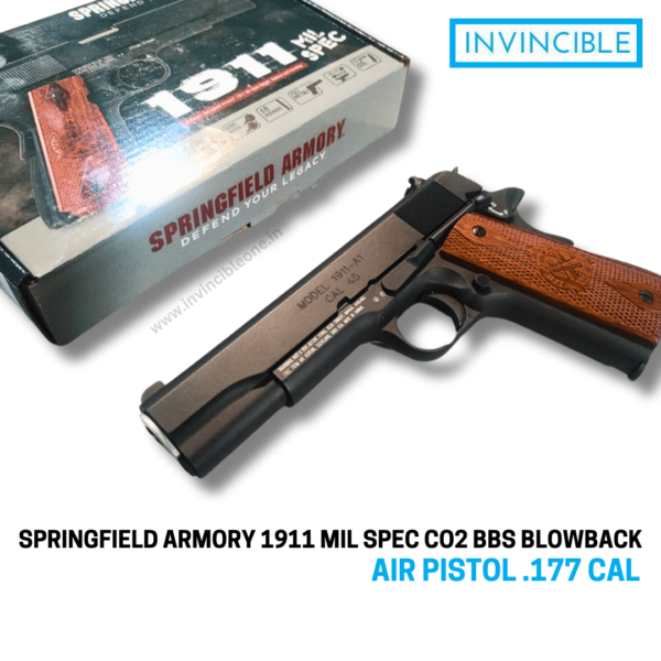 Springfield armory  1911 mil spec CO2 bbs blowback air pistol .177 cal - Image 5