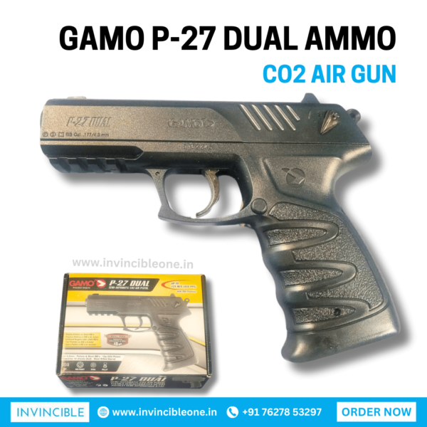 Gamo P-27 Dual Ammo CO2 Pistol Air Gun - Image 3