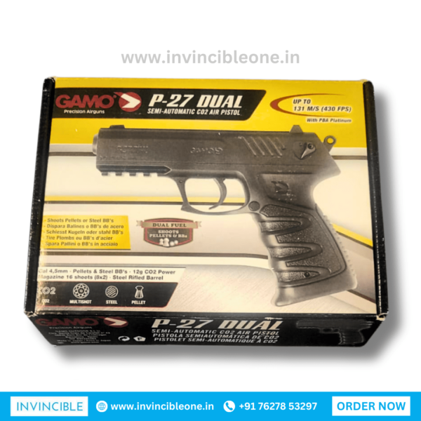 Gamo P-27 Dual Ammo CO2 Pistol Air Gun - Image 5