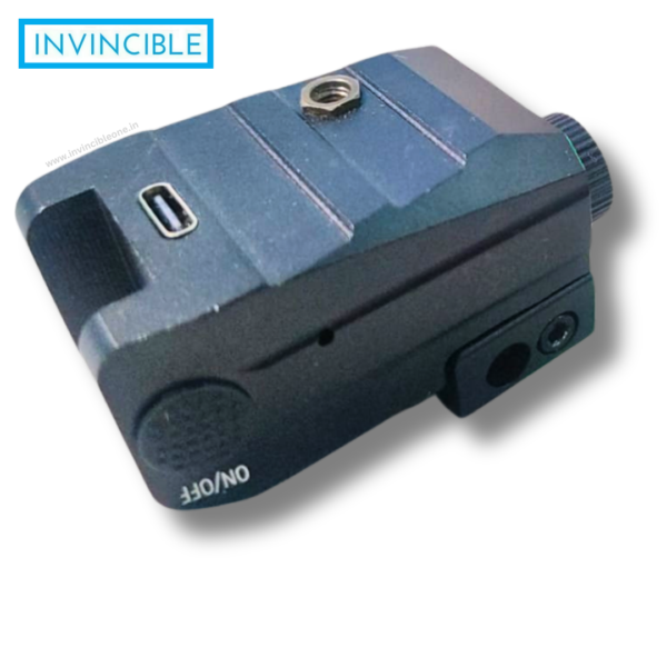 Compact laser + flash light sight | 21mm rail | usb charging - Image 5