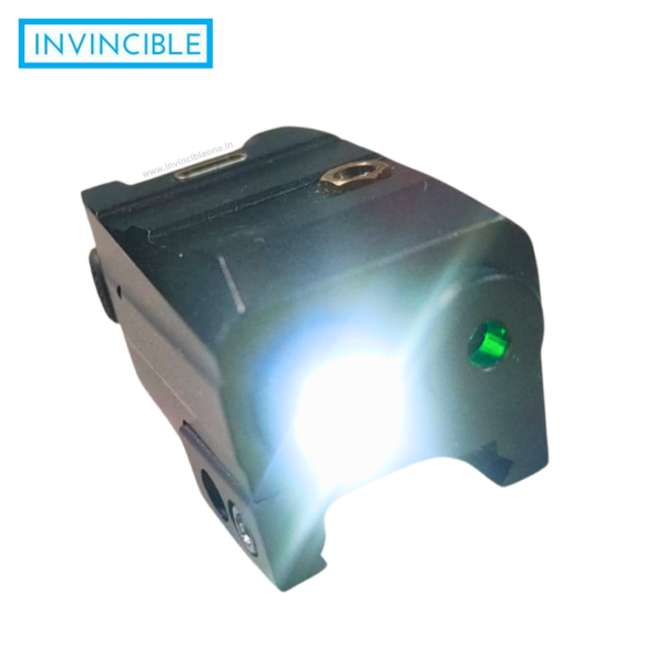 Compact laser + flash light sight | 21mm rail | usb charging - Image 2