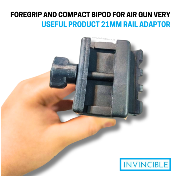 Foregrip and compact bipod for air gun very useful product |  21mm rail adaptor - Image 5