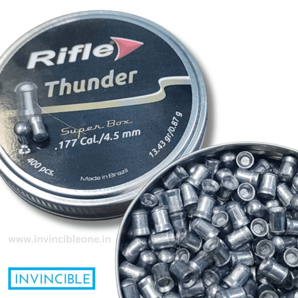 Rifle Thunder .177 Cal Pellets, 13.43gr, 400ct - Image 5