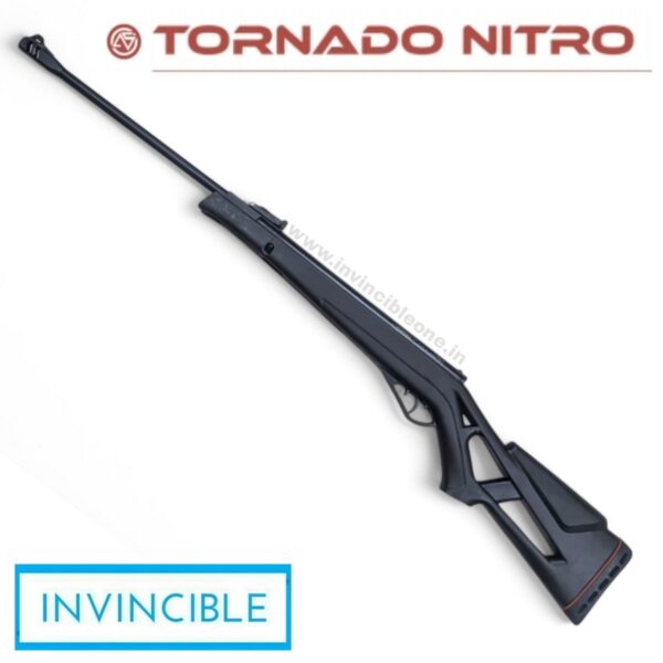 Aarmr tornado Nitro air rifle .177 cal | safety lock | fiber optic sights | 20% more powerful